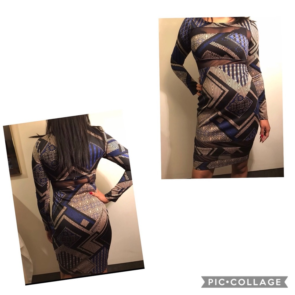 Women’s long sleeves dress Fire los Ángels.